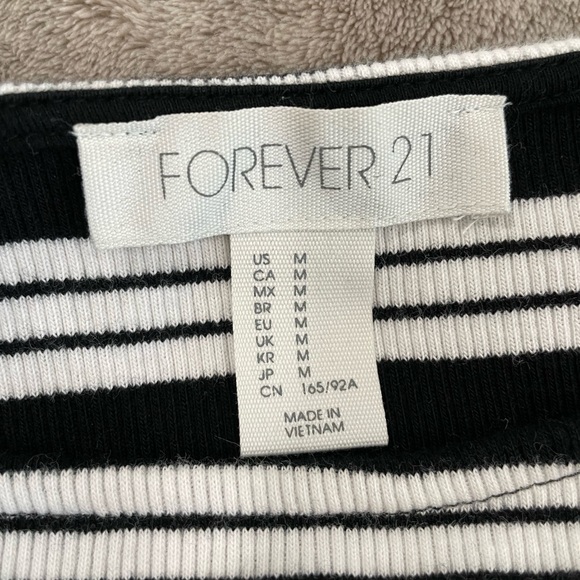 Forever 21 Striped Cotton Top (M) - Picture 9 of 9
